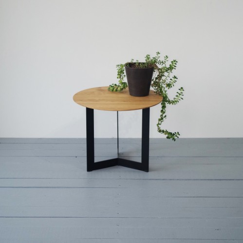 Side table TANGO | oak , metal 