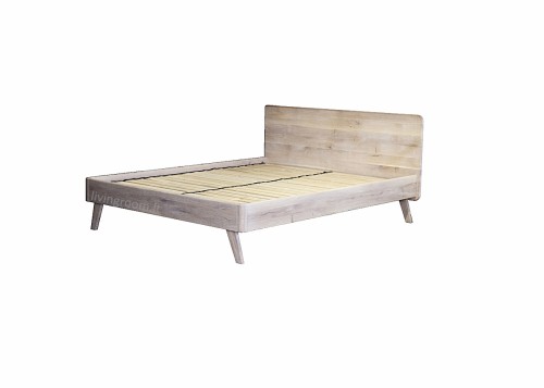 Bed BASIC | solid white oiled oak 