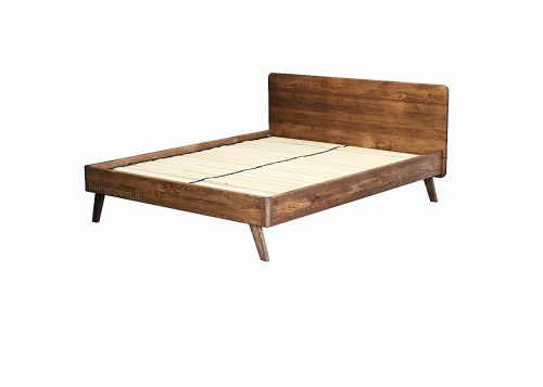 Bed BASIC | solid smoked oak 