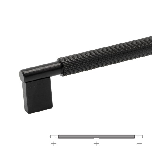 Handle ARPA 1200mm | brushed black L30