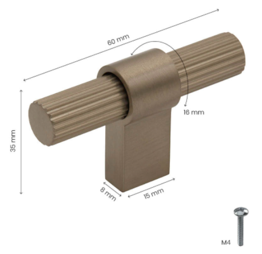 Rankenėlė T Helix STRIPE |nerūdijantis plienas