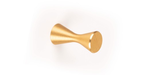 Knob DIABOLO V497 | Brushed dark brass
