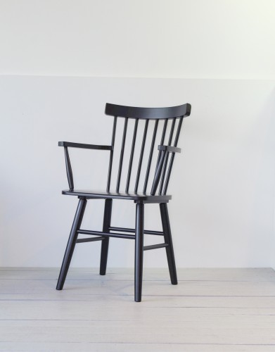 Armchair, chair SCAND black | birch 
